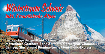 Reise Wintertraum Schweiz
